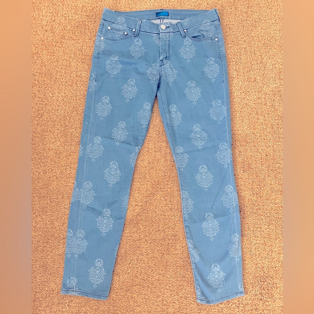 Mother The Looker Cropped Denim